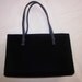 Vintage Purse I. Magnin Midnight Blue Velvet Evening Handbag Satin Straps 1940s