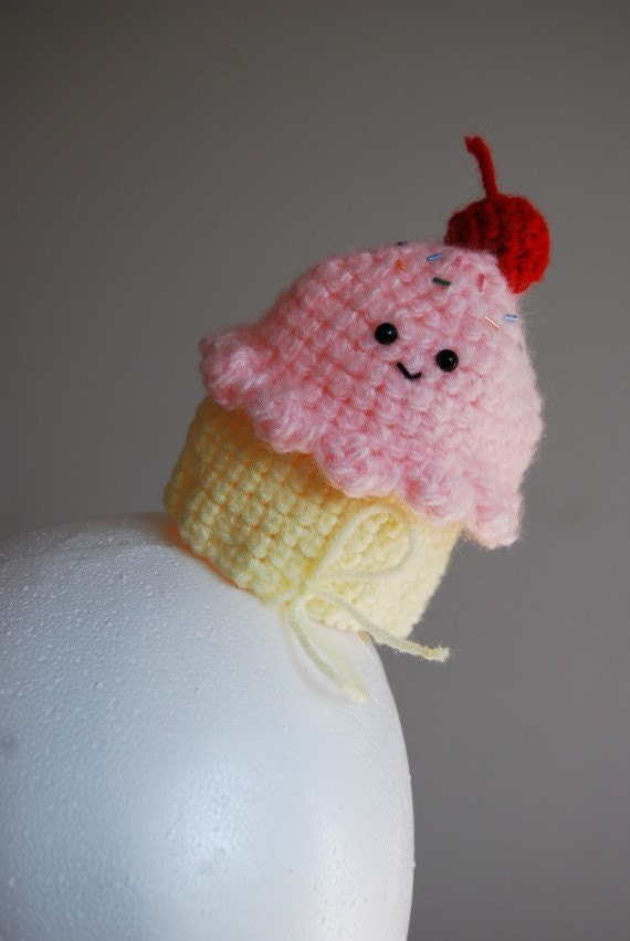 Items similar to cupcake hair bun cover on Etsy