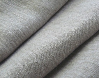 ECO FRIENDLY Natural burlap linen fabric with softening--Linen--Natural