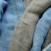 Fabric LINEN DOUBLE face with softening