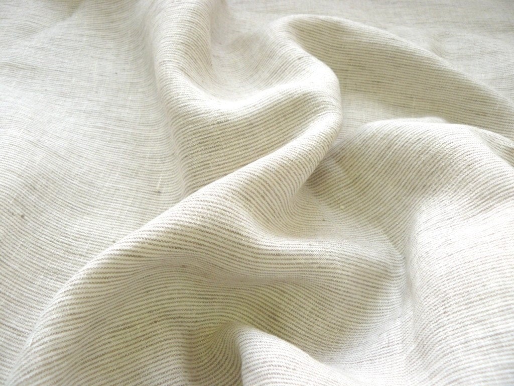 Linen fabric with softeningpure linennaturalorganic
