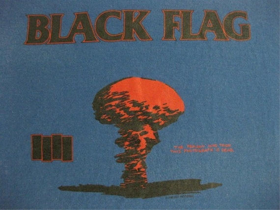 vintage black flag tshirt