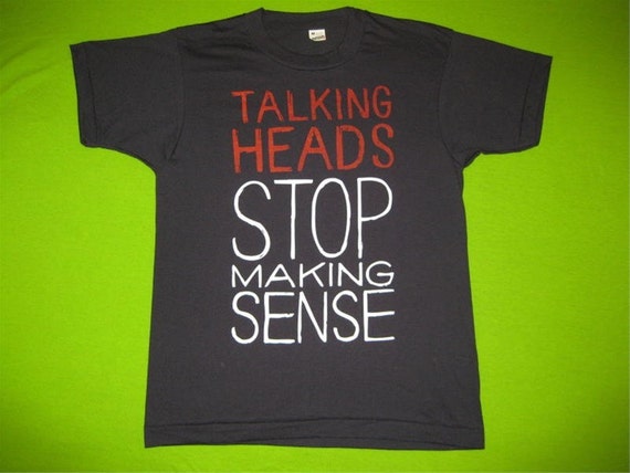 talking heads shirt etsy