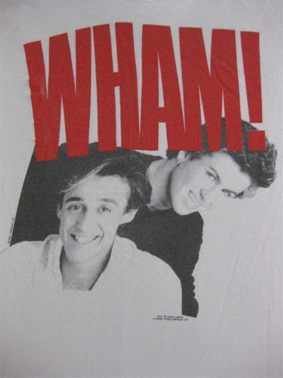 Wham Vintage Shirt : Wham Shirt, George Michael T-shirt Vintage Rare, Dura…