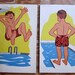 Vintage "Flannel Board" Magnets