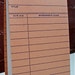 Library Card recycled / upcycled notepad