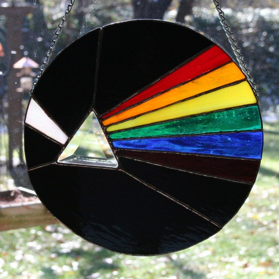 Pink Floyd Dark Side of the Moon Stained Glass