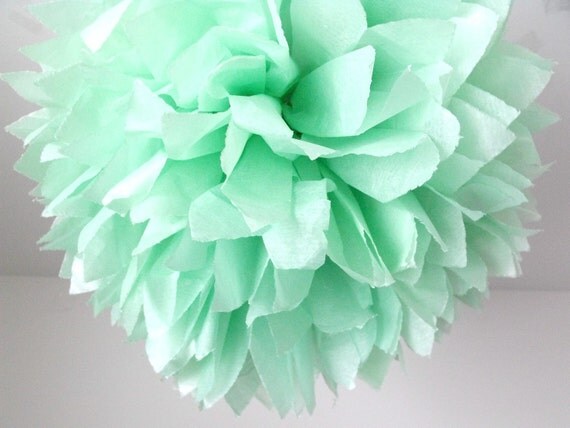 mint ... 1 Pom // Easter // Spring // Wedding // Party // Il_570xn