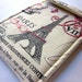 kindle fire sleeve, kindle keyboard case - hand embroidered gadget cover - Paris Postcards in Pink and Grey - Eiffel Tower - quilt lined