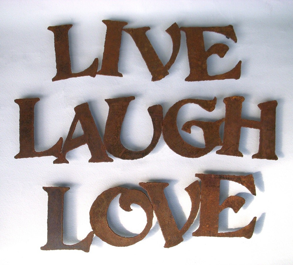 Love metal wall art sign 26 wide steel metal earth