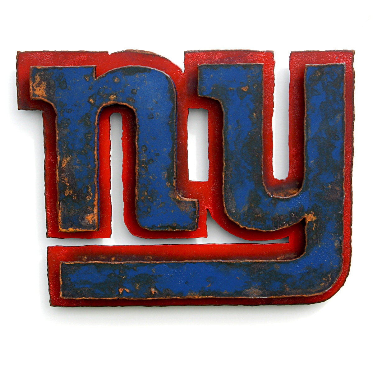 New York Giants 3D wall art 20 wide metal by FunctionalSculpture