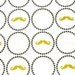 Home fabric Cotton Linen Canvas- "Mustard Moustache" (Fat Quarter) ships in a week