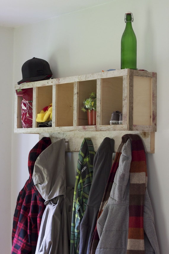 mudroom storage/coat rack