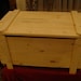 unfinished pine toy chest