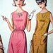McCall's 7188 Vintage 60s Versatile Shift Quickie Dress Sewing Pattern Size Small
