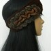 Crochet Headband Earwarmer Headwrap..For Women Teens In Brown And Multicolored