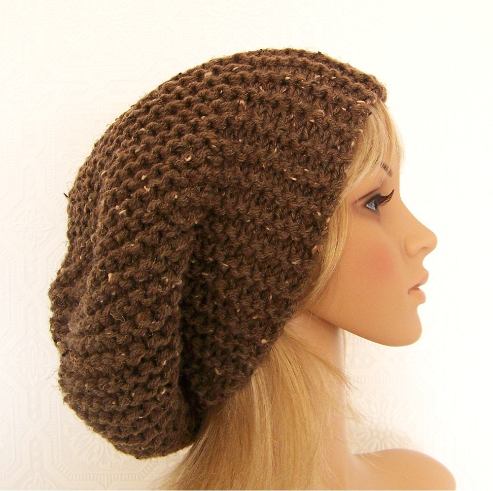 straight pattern needles slouchy &  knitting beanie Dining Kitchen hat