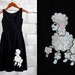 1950s Vintage Poodle Skirt Dress // Hopscotch Wool