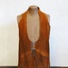 1970s Suede Vest // Rocker Vest // Vintage Leather Vest