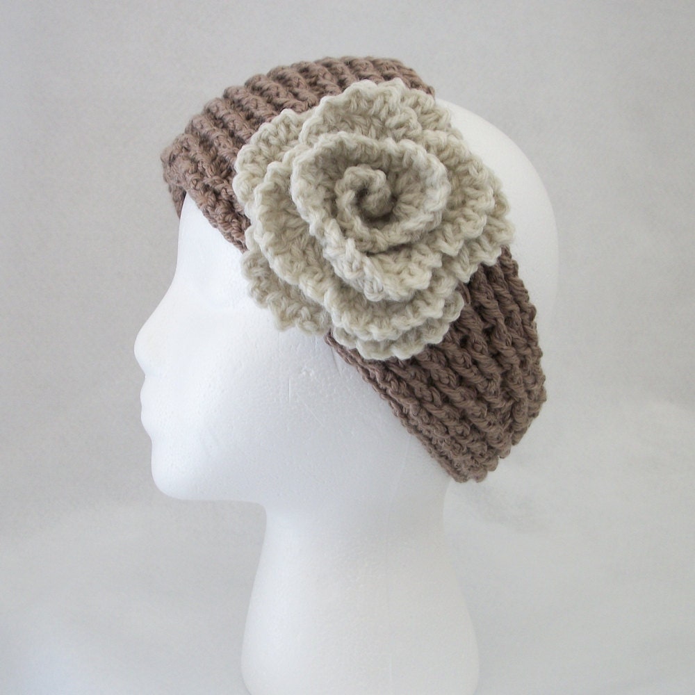 pattern leaf lettuce crochet Headband/Ear Leaf with Crocheted by New Warmer Lettuce R0SEDEW