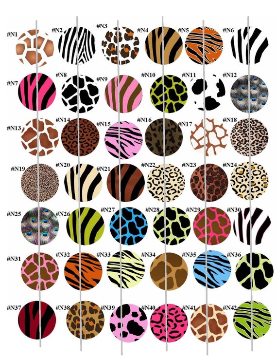 Animal Print Golf Ball Marker Necklace