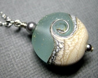 Beach jewelry, Ocean jewelry, Beach necklace, Beach wedding,Blue green sea pendant,Aqua nautical necklace, Ocean blue wedding, Water pendant