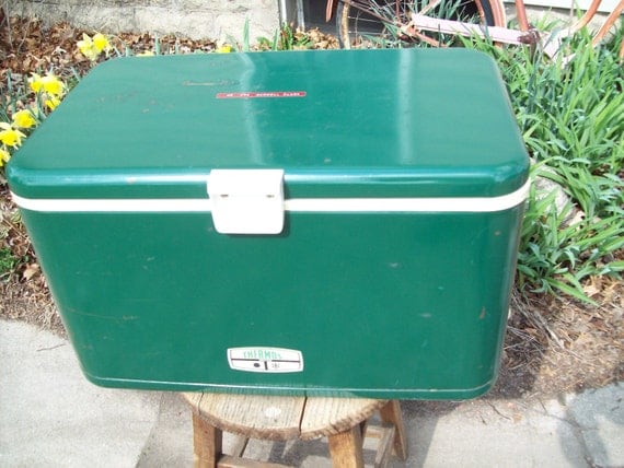 vintage thermos cooler