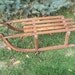 Vintage Wooden Snow Sled.