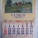 Vintage 1953 Calendar.