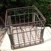 Vintage Bordens Metal Milk Bottle Crate.