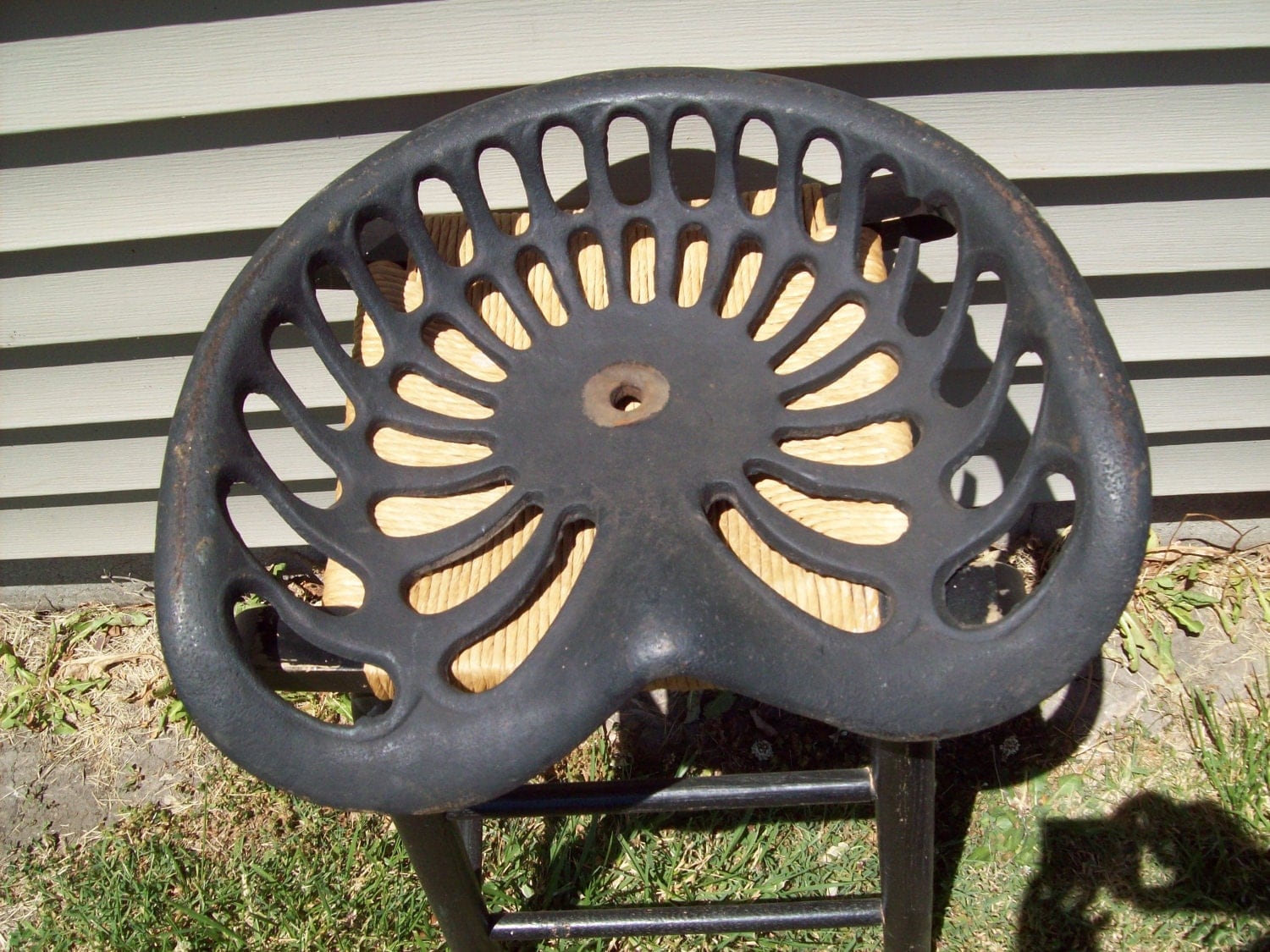 Vintage Cast Iron Tractor Seat. RESERVED FOR TTRANCH. by thevrose