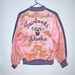 RESERVED for WILL1950's Reversible Pink Satin Bomber Jacket from Fairbanks Alaska