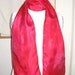 hot HOT pink ... hand dyed silk scarf