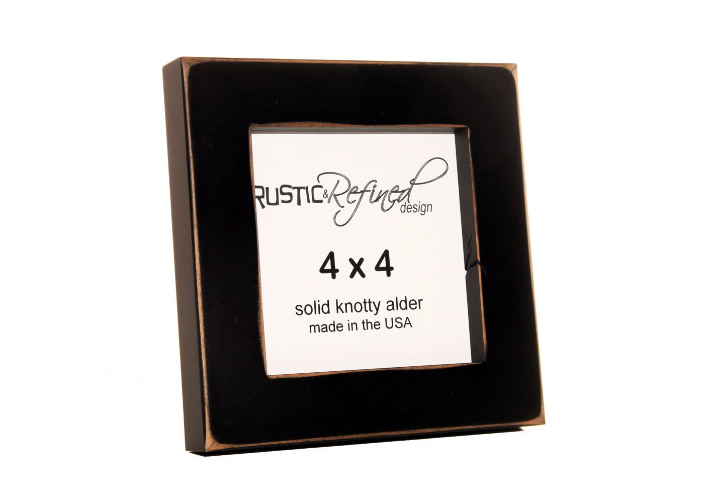 4x4 Gallery 1 picture frame Black by RusticRefined on Etsy