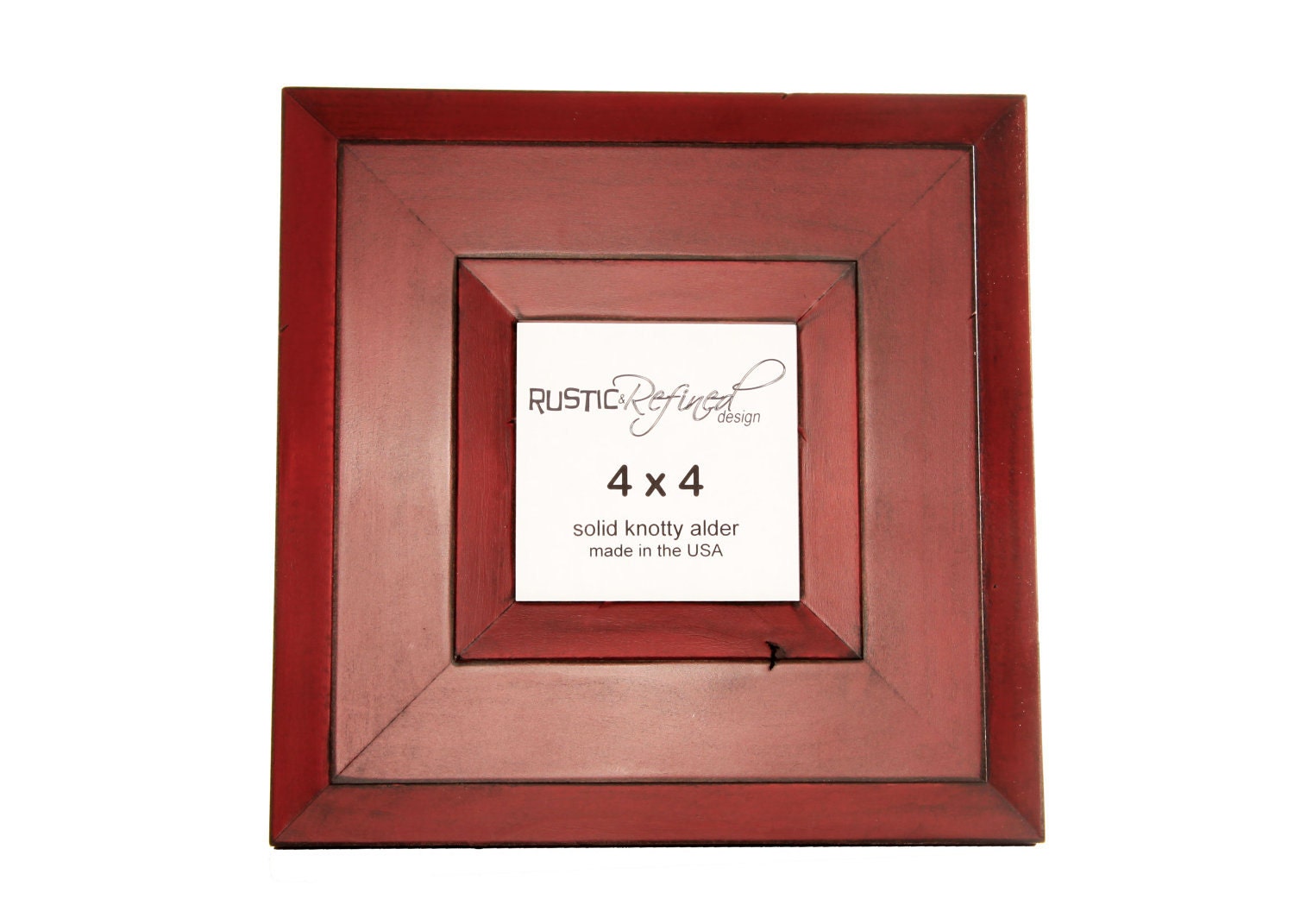 4x4 Canyon picture frame Barn Red