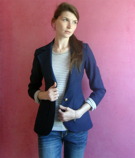 High Quality Wholesale navy blazer women from China navy