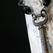 I Am Enough - Antique Skeleton Key Necklace - Inspirational Quote Necklace
