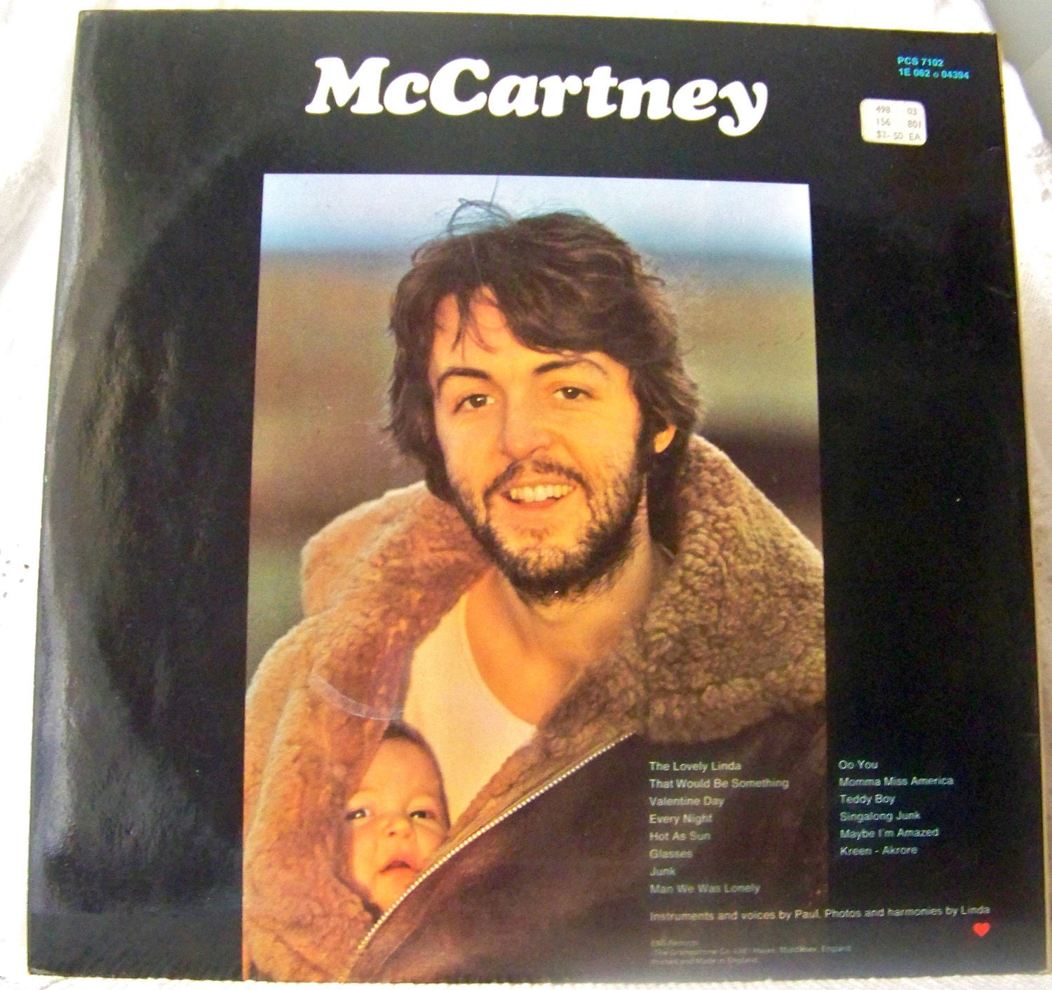 Vintage McCartney Vinyl Record Album