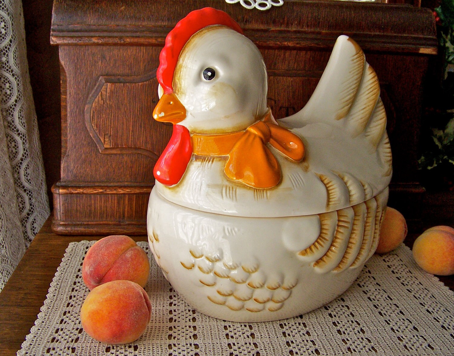 Vintage Hen Cookie Jar