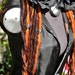 Medium Wavy Chocolate and Amber Dread lock falls