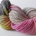 Hand Painted Wool Mohair Blend Yarn in Suburban Safari