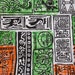 Vintage Aztec Indian Fabric