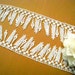 Venice Lace Trim- 1.5 Yards Ivory LeavesTassels Lace For Wedding dress,Costume Design
