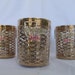 Vintage Barware Seagrams Fancy Gold Metal Bottle Holder (4)