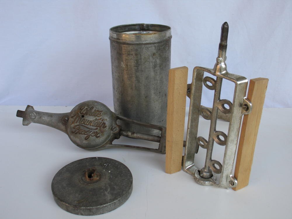 Antique White Mountain Freezer Ice Cream Maker Parts