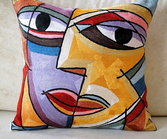 Free Shipping Picasso Decorative Art Throw Pillow Cover