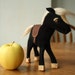 FOR SARA - Soft Black and Tan Felt Pony