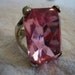STOP THE SHOW Pink Cocktail Ring Size 8
