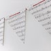 Upcycled Paper Bunting - Vintage Music Bunting