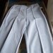 Deadstock Vintage 1970s womens blue and white houndstooth polyester pants size M